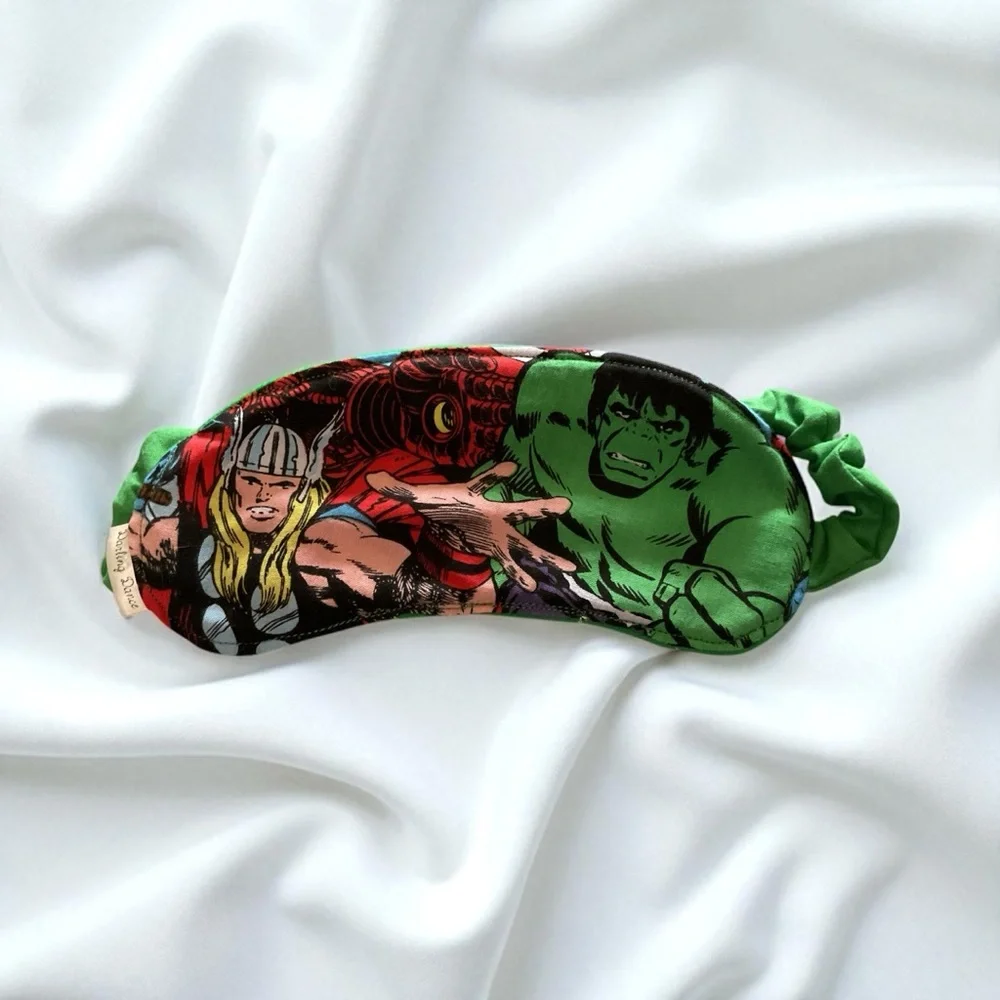 Marvel Superheroes Kids Sleep Mask - Green